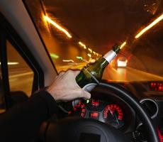 Man driving alcohol